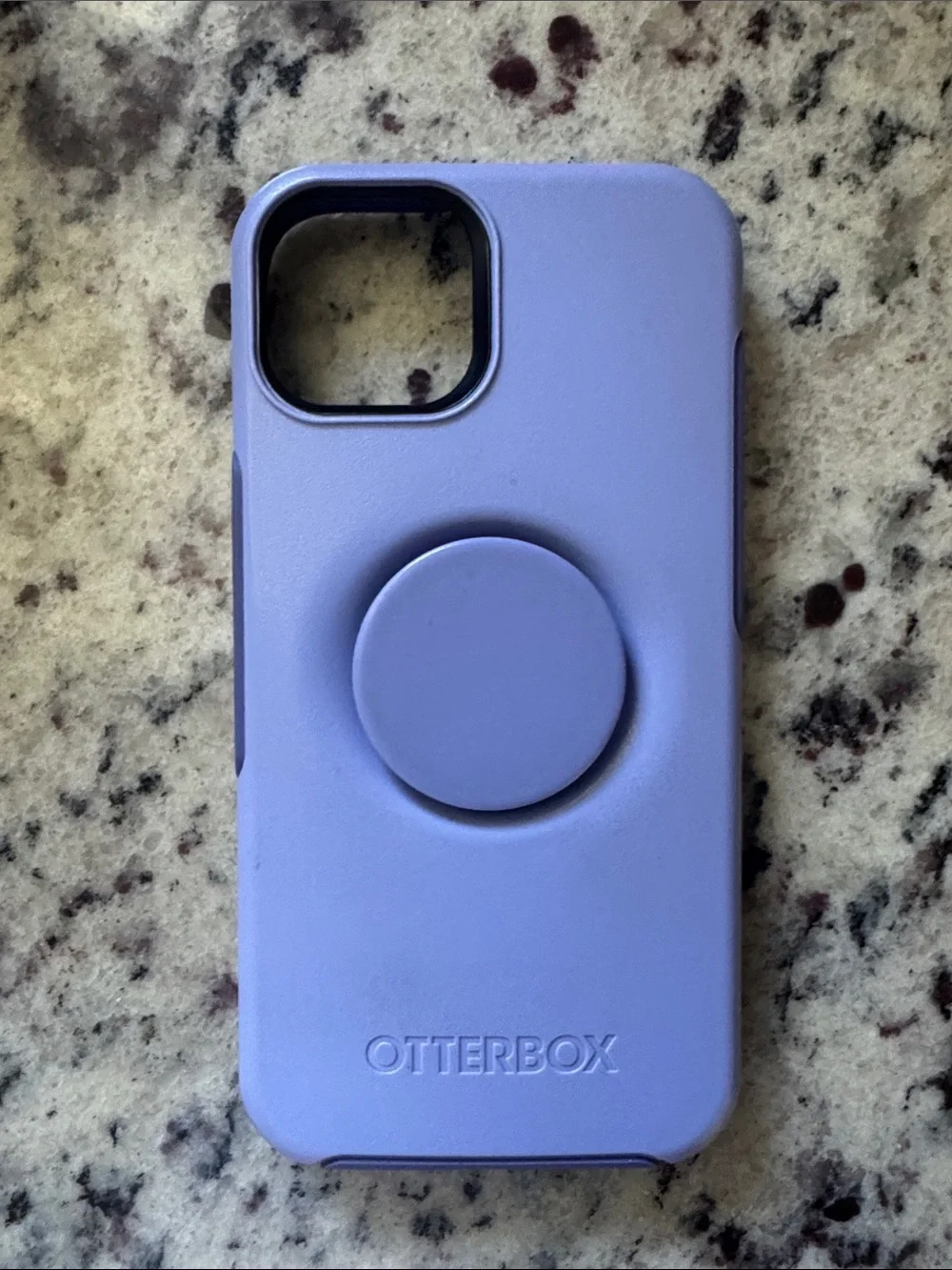 Purple Otterbox Phone Case with Pop Socket